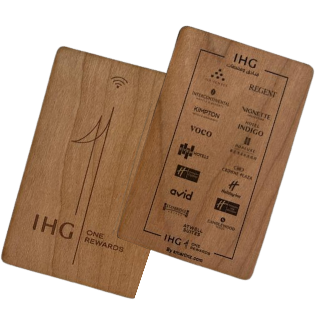 RFID smartinzwooden card